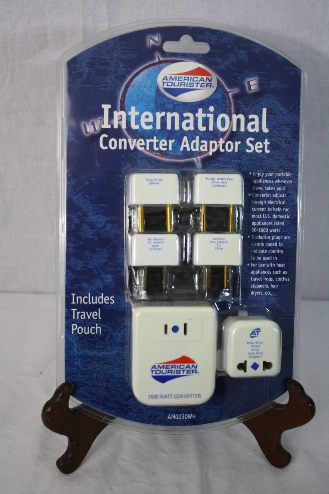 american tourister international converter and plug set instructions